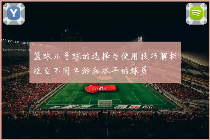 篮球几号球的选择与使用技巧解析适合不同年龄和水平的球员